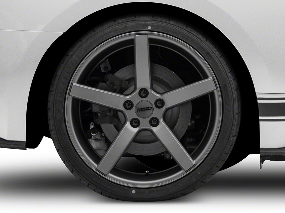 MMD 551C Charcoal Wheel; Rear Only; 20x10; 45mm Offset (15-23 Mustang GT, EcoBoost, V6)