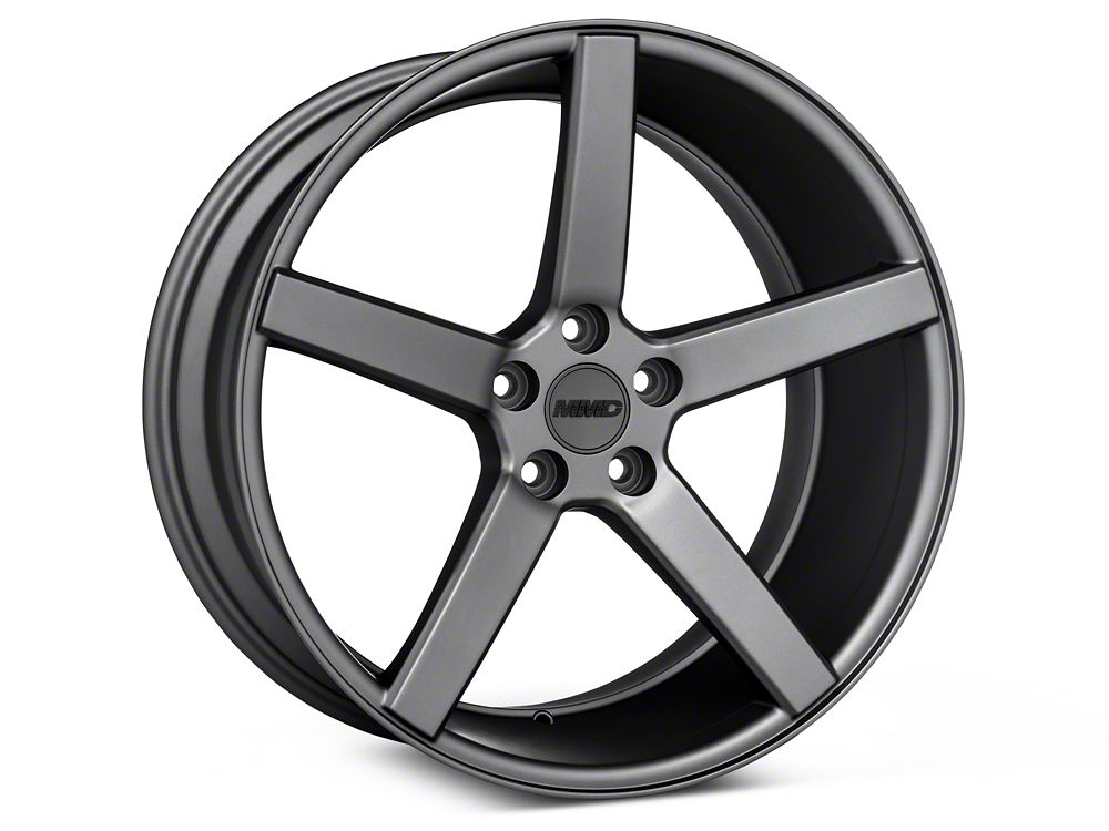 MMD 551C Charcoal Wheel; Rear Only; 20x10; 45mm Offset (15-23 Mustang GT, EcoBoost, V6)