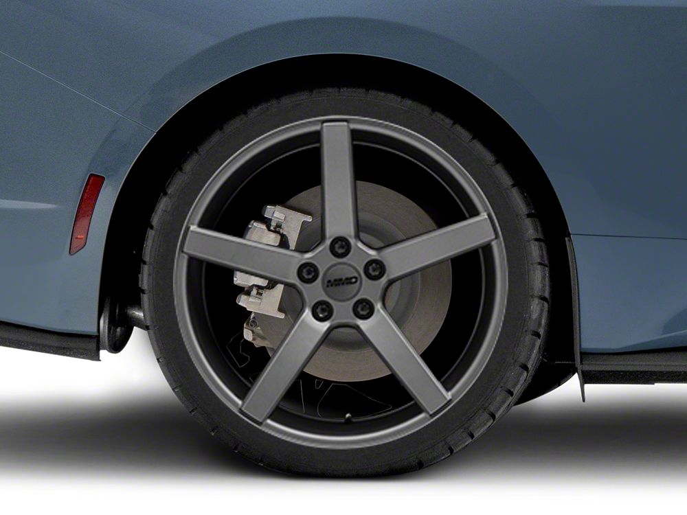 MMD 551C Charcoal Wheel; Rear Only; 20x10; 45mm Offset (24-25 Mustang)