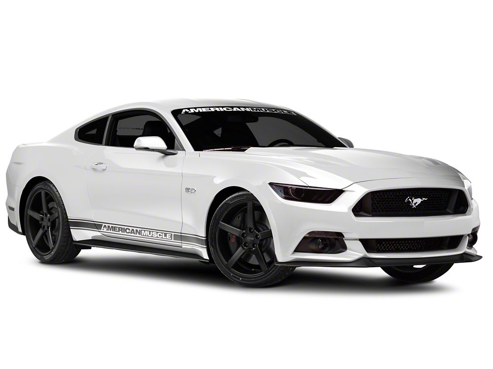 Staggered MMD 551C Matte Black 4-Wheel Kit; 20x8.5/20x10; 35mm Offset (15-23 Mustang GT, EcoBoost, V6)