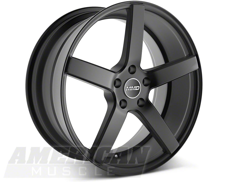 MMD 551C Matte Black Wheel; Rear Only; 20x10; 45mm Offset (05-09 Mustang)