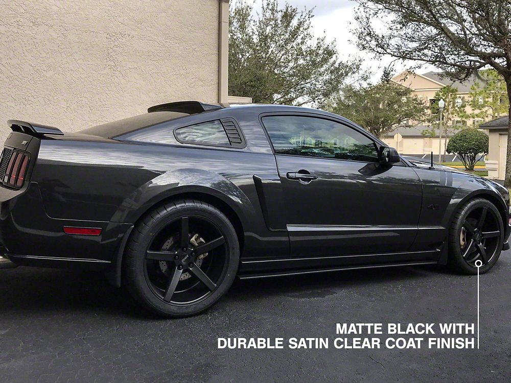 MMD 551C Matte Black Wheel; Rear Only; 20x10; 45mm Offset (05-09 Mustang)
