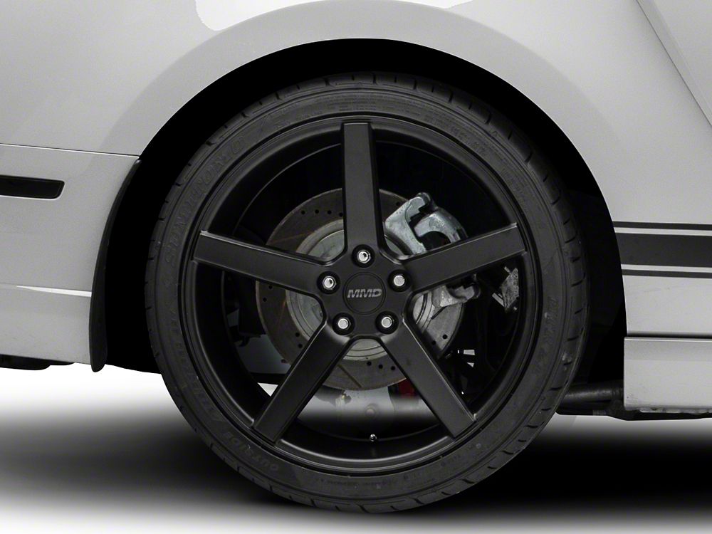 MMD 551C Matte Black Wheel; Rear Only; 20x10; 45mm Offset (10-14 Mustang)