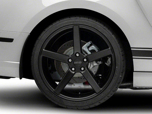 MMD 551C Matte Black Wheel; Rear Only; 20x10; 45mm Offset (10-14 Mustang)