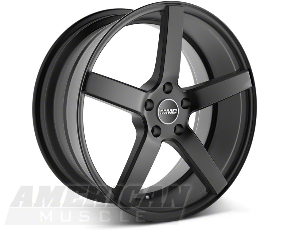 MMD 551C Matte Black Wheel; Rear Only; 20x10; 45mm Offset (15-23 Mustang GT, EcoBoost, V6)