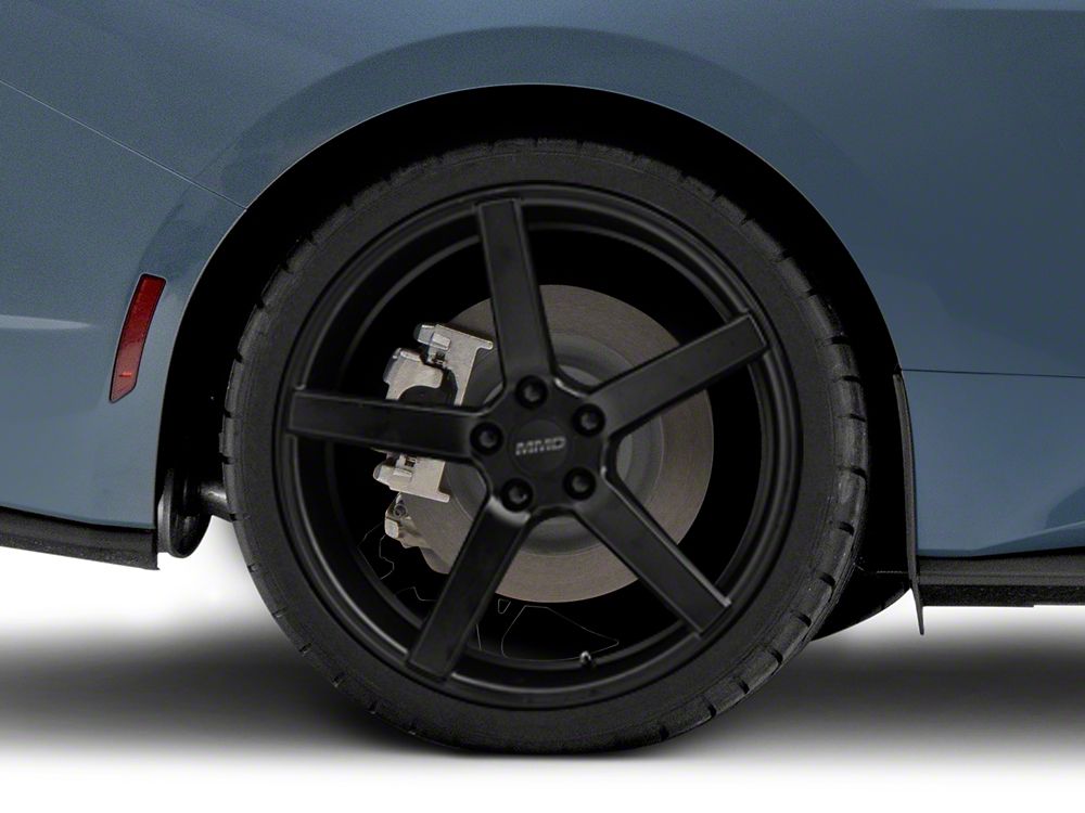 MMD 551C Matte Black Wheel; Rear Only; 20x10; 45mm Offset (24-25 Mustang)