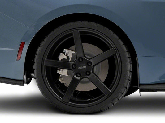 MMD 551C Matte Black Wheel; Rear Only; 20x10; 45mm Offset (24-25 Mustang)