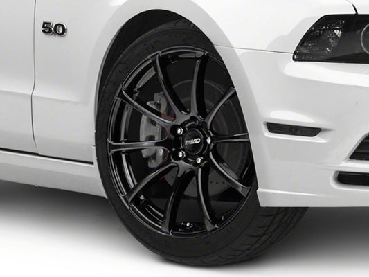 MMD Axim Gloss Black Wheel; 20x8.5; 35mm Offset (10-14 Mustang)