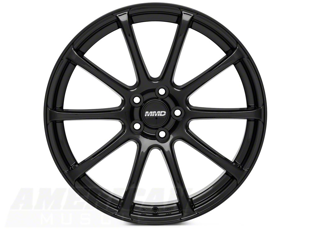 MMD Axim Gloss Black Wheel; 20x8.5; 35mm Offset (15-23 Mustang GT, EcoBoost, V6)