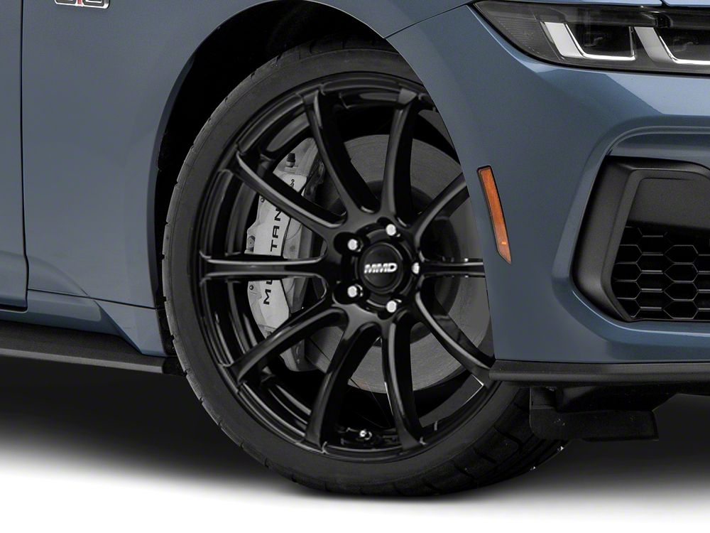 MMD Axim Gloss Black Wheel; 20x8.5; 35mm Offset (24-25 Mustang)