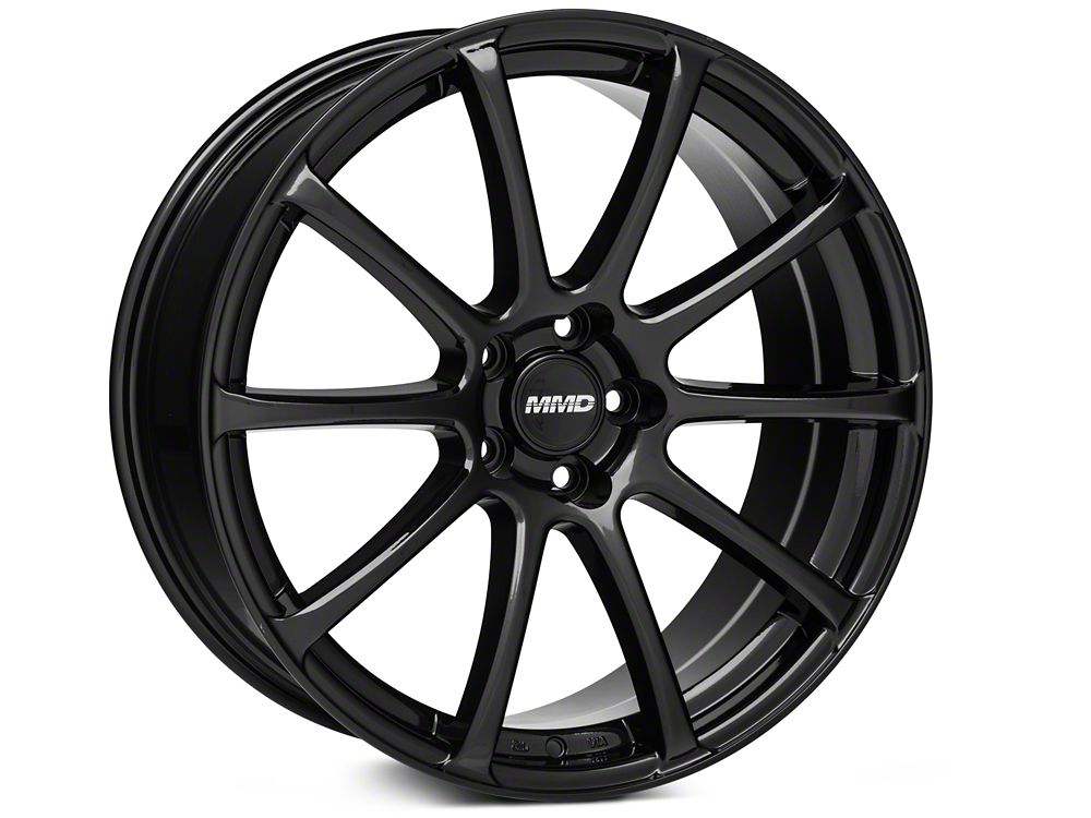 MMD Axim Gloss Black Wheel; 20x8.5; 35mm Offset (24-25 Mustang)