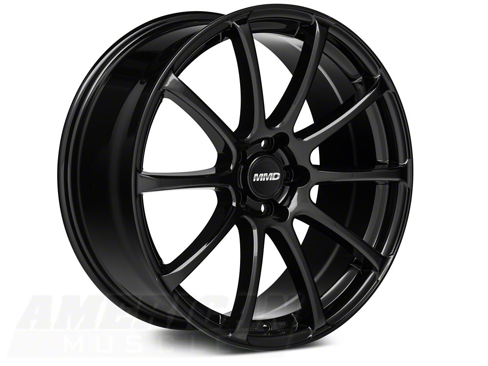 MMD Axim Gloss Black Wheel; 20x8.5; 35mm Offset (24-25 Mustang)