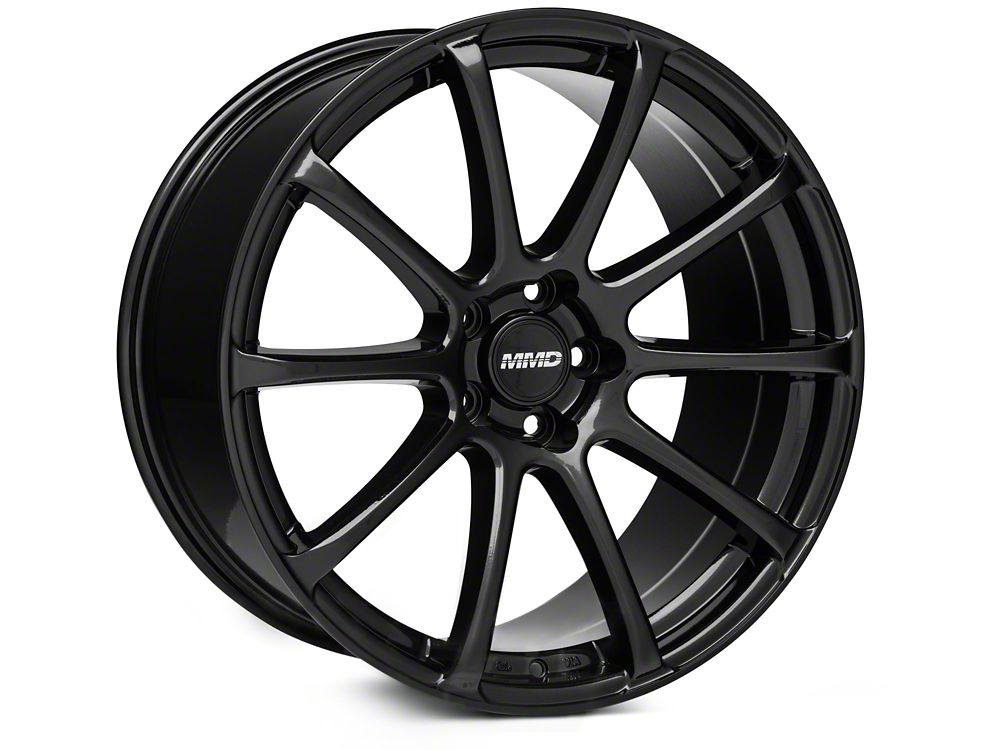 MMD Axim Gloss Black Wheel; Rear Only; 20x10; 45mm Offset (05-09 Mustang)