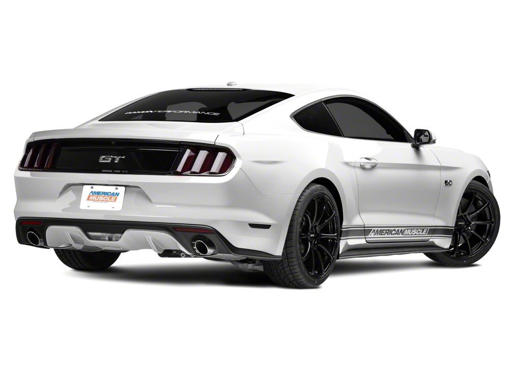 MMD Axim Gloss Black Wheel; Rear Only; 20x10; 45mm Offset (15-23 Mustang GT, EcoBoost, V6)