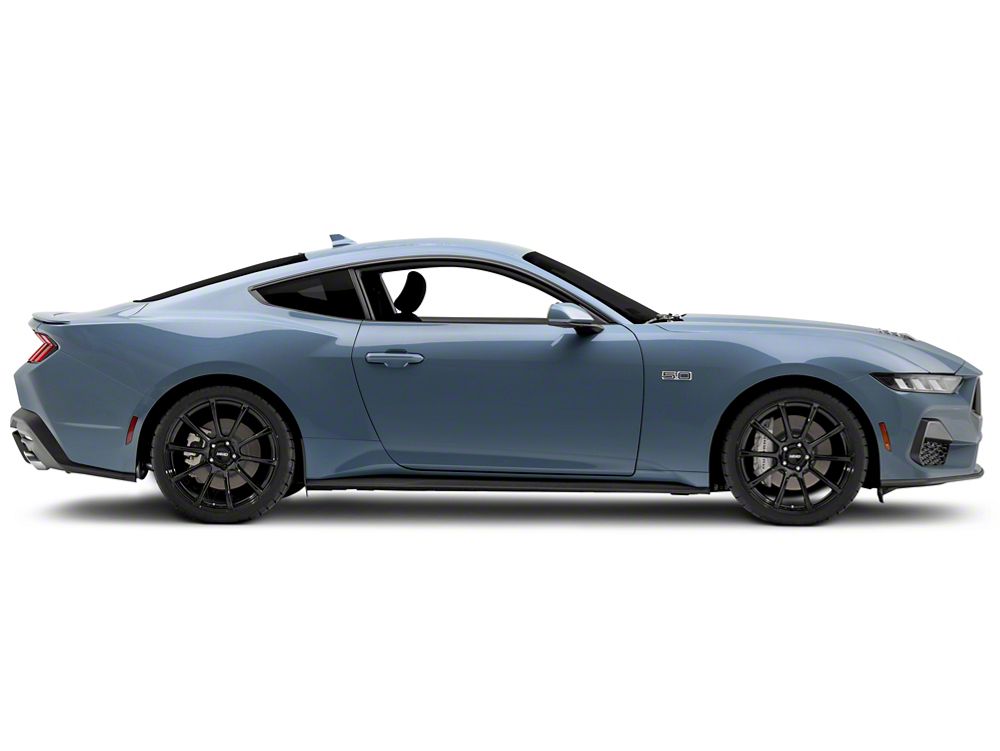 MMD Axim Gloss Black Wheel; Rear Only; 20x10; 45mm Offset (24-25 Mustang)