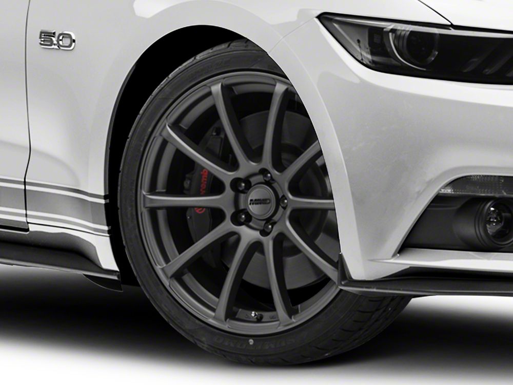 MMD Axim Charcoal Wheel; 20x8.5; 35mm Offset (15-23 Mustang GT, EcoBoost, V6)
