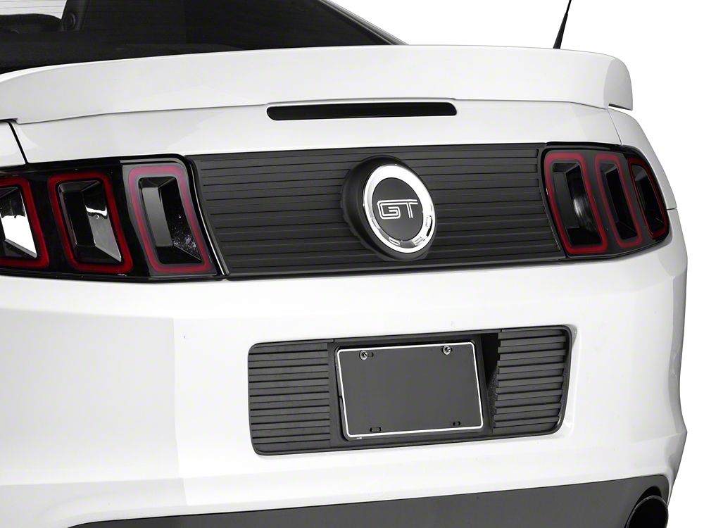 MMD Decklid Panel; Black (13-14 Mustang)