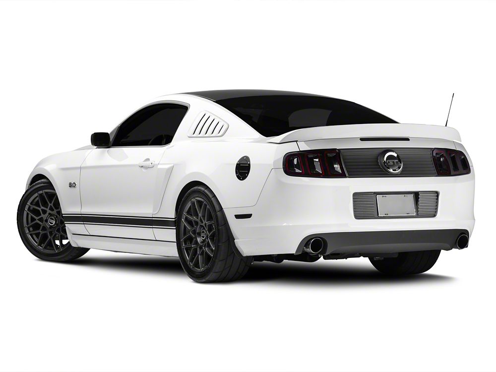 MMD Decklid Panel; Black (13-14 Mustang)