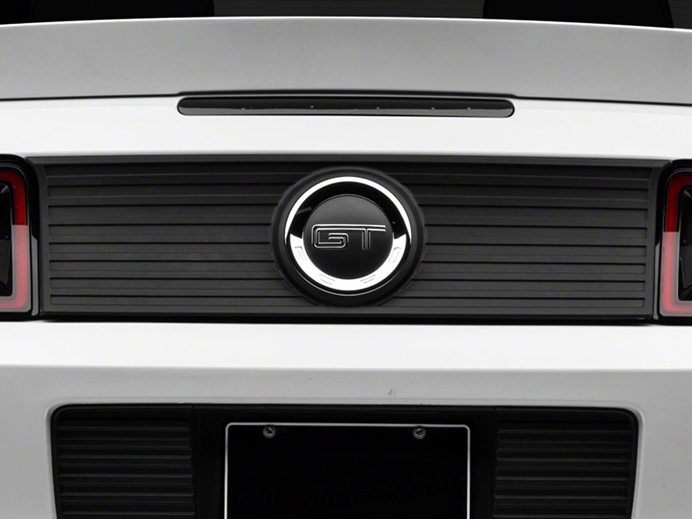 MMD Decklid Panel; Black (13-14 Mustang)