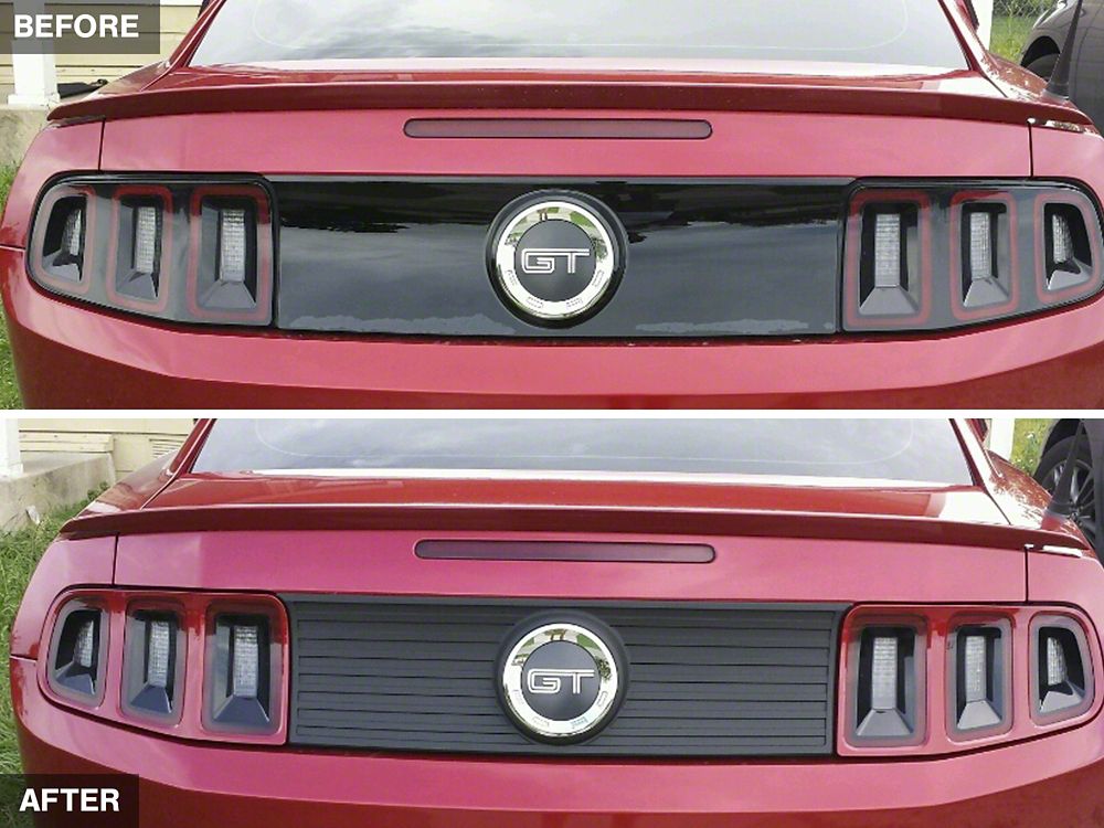 MMD Decklid Panel; Black (13-14 Mustang)