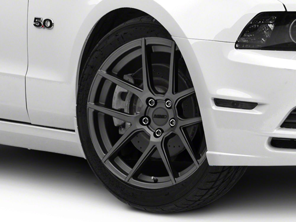 MMD Zeven Charcoal Wheel; 19x8.5; 35mm Offset (10-14 Mustang)