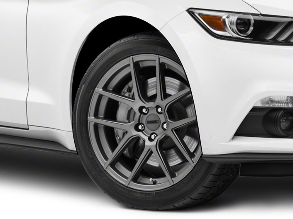 MMD Zeven Charcoal Wheel; 19x8.5; 35mm Offset (15-23 Mustang GT, EcoBoost, V6)