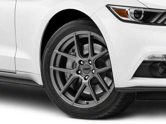 MMD Zeven Charcoal Wheel; 19x8.5; 35mm Offset (15-23 Mustang GT, EcoBoost, V6)