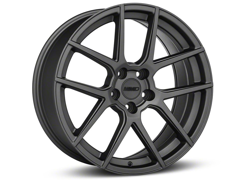 MMD Zeven Charcoal Wheel; 19x8.5; 35mm Offset (15-23 Mustang GT, EcoBoost, V6)