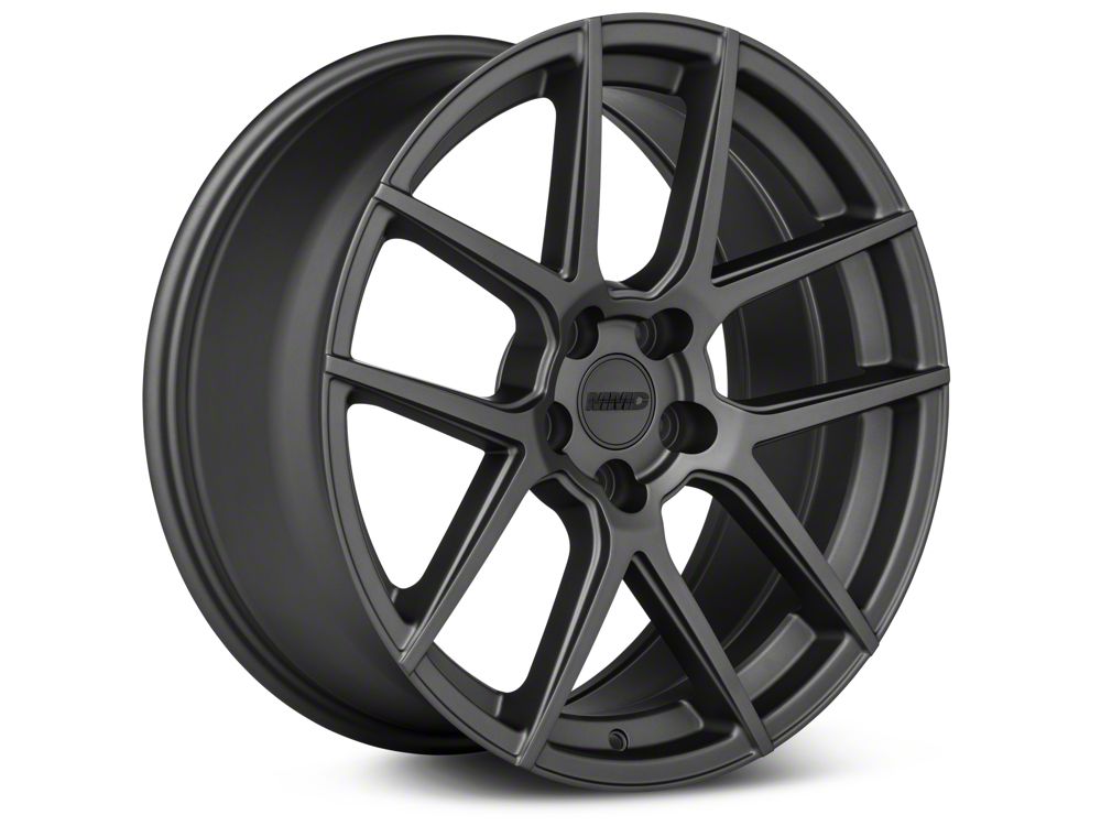 MMD Zeven Charcoal Wheel; 19x8.5; 35mm Offset (15-23 Mustang GT, EcoBoost, V6)