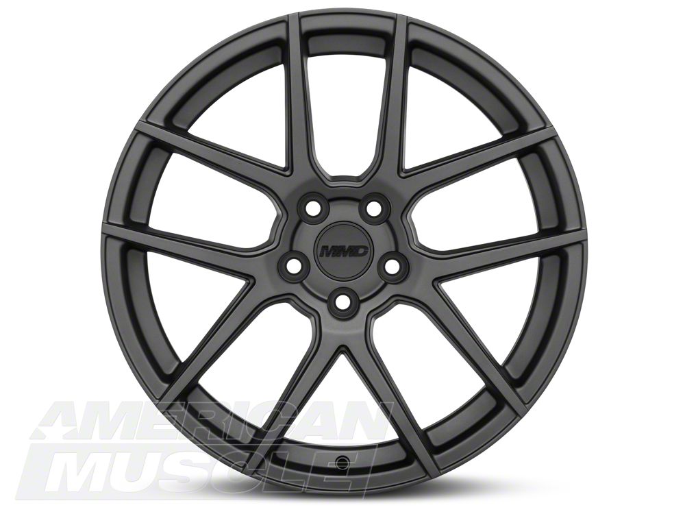 MMD Zeven Charcoal Wheel; 20x8.5; 35mm Offset (10-14 Mustang)