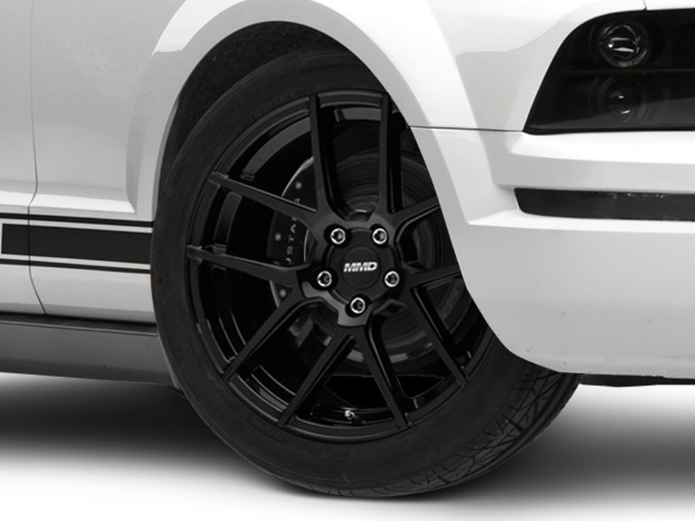 MMD Zeven Gloss Black Wheel; 19x8.5; 35mm Offset (05-09 Mustang)