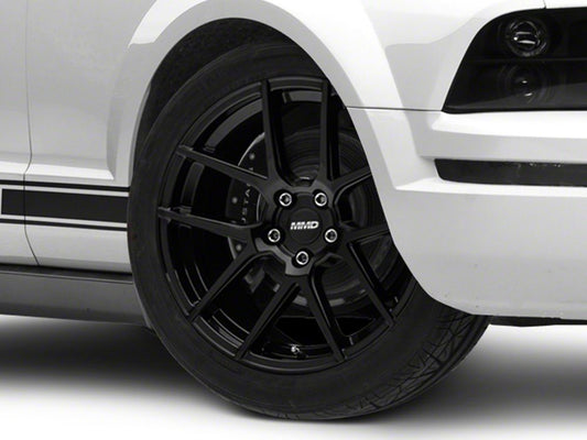 MMD Zeven Gloss Black Wheel; 19x8.5; 35mm Offset (05-09 Mustang)