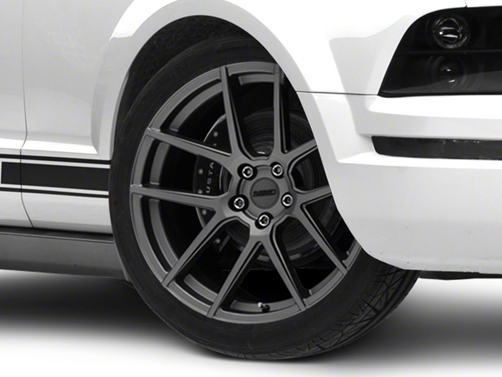 MMD Zeven Charcoal Wheel; 20x8.5; 35mm Offset (05-09 Mustang)
