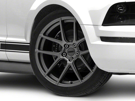 MMD Zeven Charcoal Wheel; 20x8.5; 35mm Offset (05-09 Mustang)