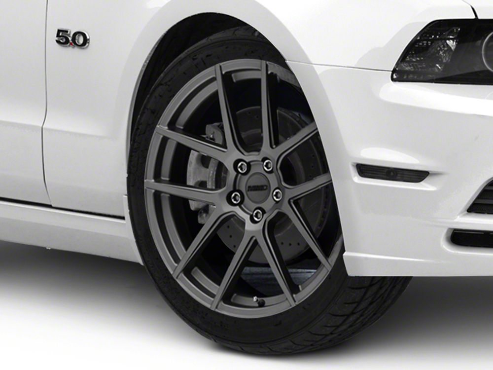 MMD Zeven Charcoal Wheel; 20x8.5; 35mm Offset (10-14 Mustang)