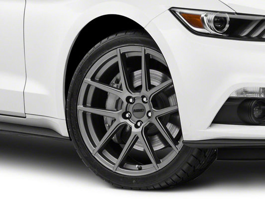 MMD Zeven Charcoal Wheel; 20x8.5; 35mm Offset (15-23 Mustang GT, EcoBoost, V6)