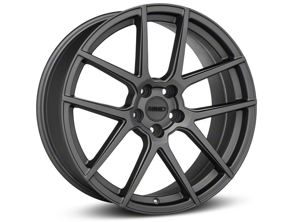 MMD Zeven Charcoal Wheel; 20x8.5; 35mm Offset (15-23 Mustang GT, EcoBoost, V6)