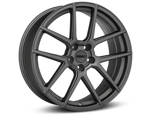 MMD Zeven Charcoal Wheel; 20x8.5; 35mm Offset (15-23 Mustang GT, EcoBoost, V6)