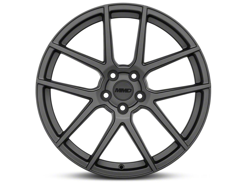 MMD Zeven Charcoal Wheel; 20x8.5; 35mm Offset (15-23 Mustang GT, EcoBoost, V6)