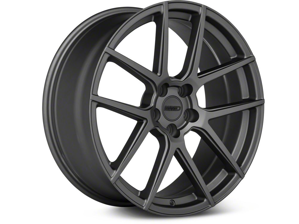 MMD Zeven Charcoal Wheel; 20x8.5; 35mm Offset (15-23 Mustang GT, EcoBoost, V6)