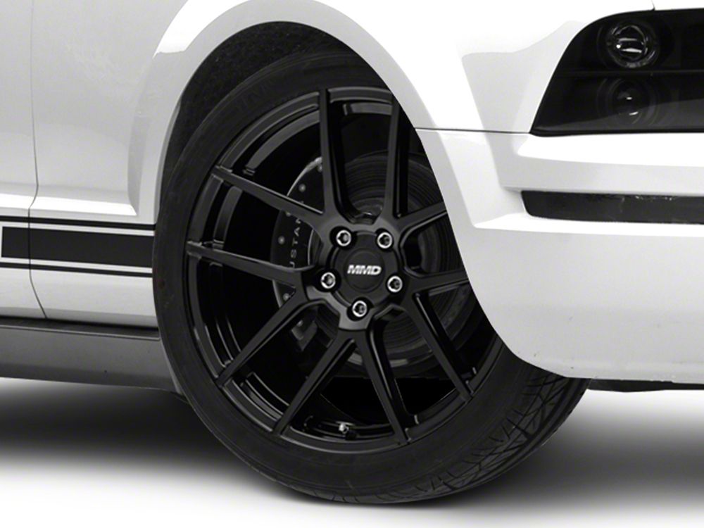 MMD Zeven Gloss Black Wheel; 20x8.5; 35mm Offset (05-09 Mustang)