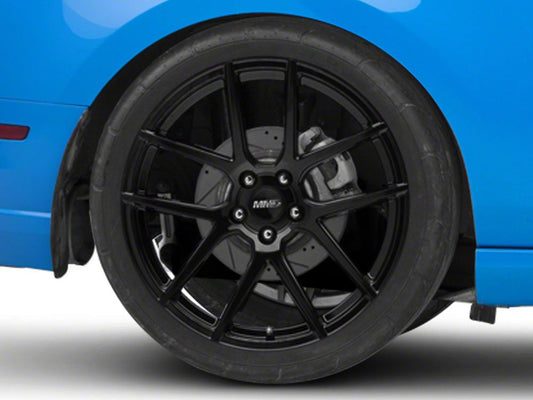 MMD Zeven Gloss Black Wheel; Rear Only; 20x10; 45mm Offset (10-14 Mustang)