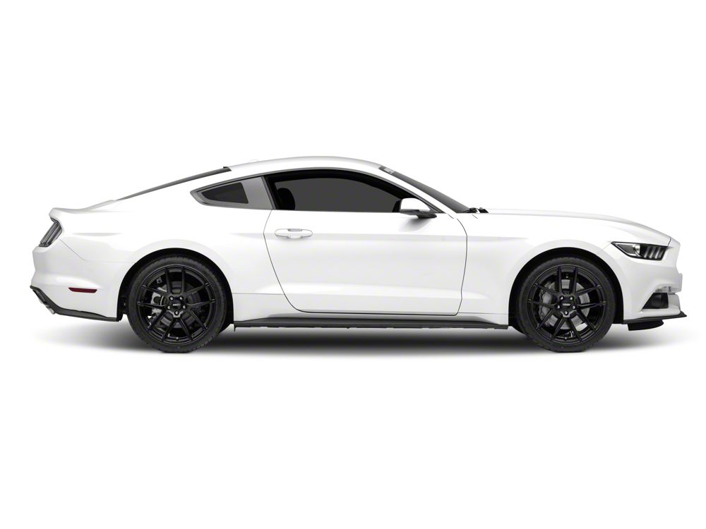 MMD Zeven Gloss Black Wheel; Rear Only; 20x10; 45mm Offset (15-23 Mustang GT, EcoBoost, V6)