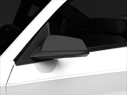 MMD Side Mirrors; Matte Black (99-04 Mustang)