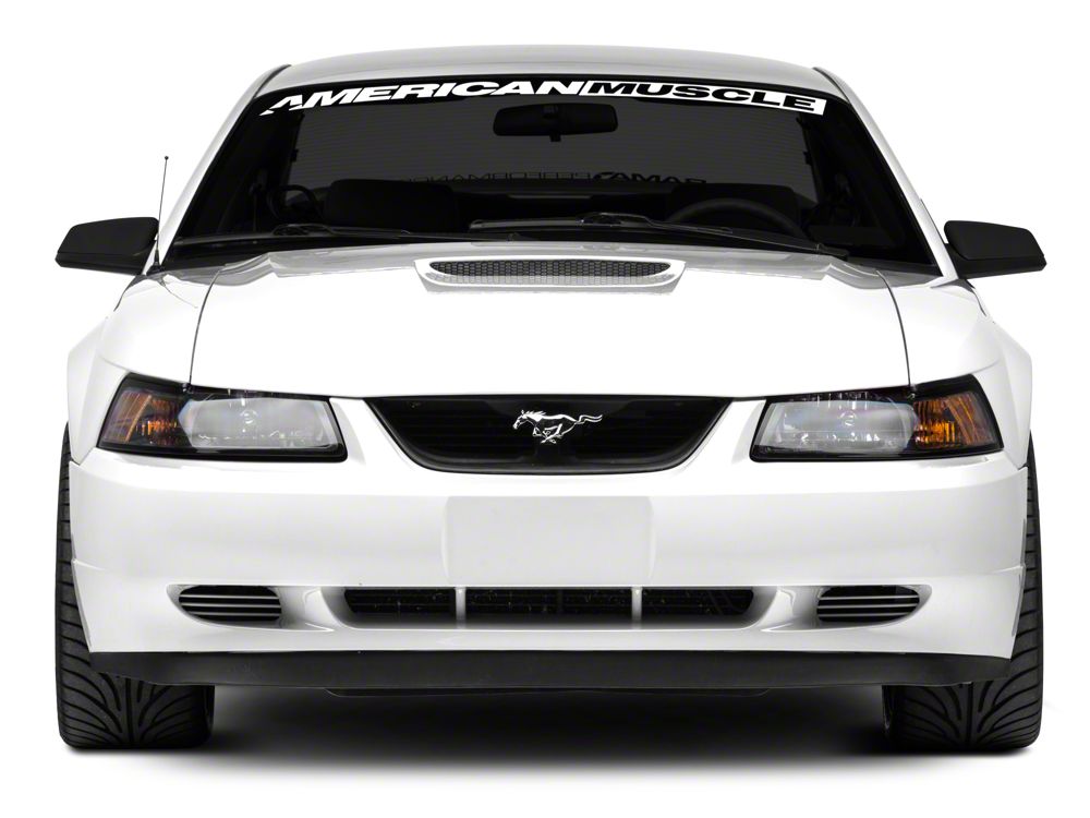 MMD Side Mirrors; Matte Black (99-04 Mustang)