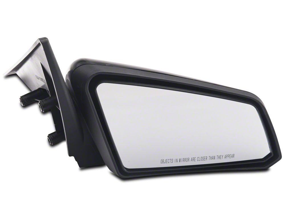 MMD Side Mirrors; Matte Black (99-04 Mustang)