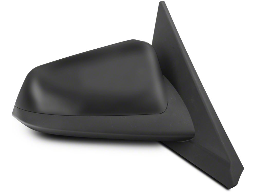MMD Side Mirrors; Matte Black (99-04 Mustang)
