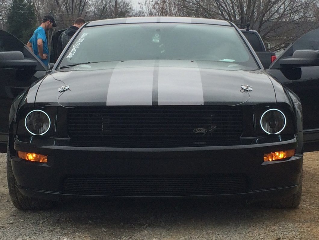 MMD by FOOSE Billet Upper Replacement Grille; Black (05-09 Mustang GT)