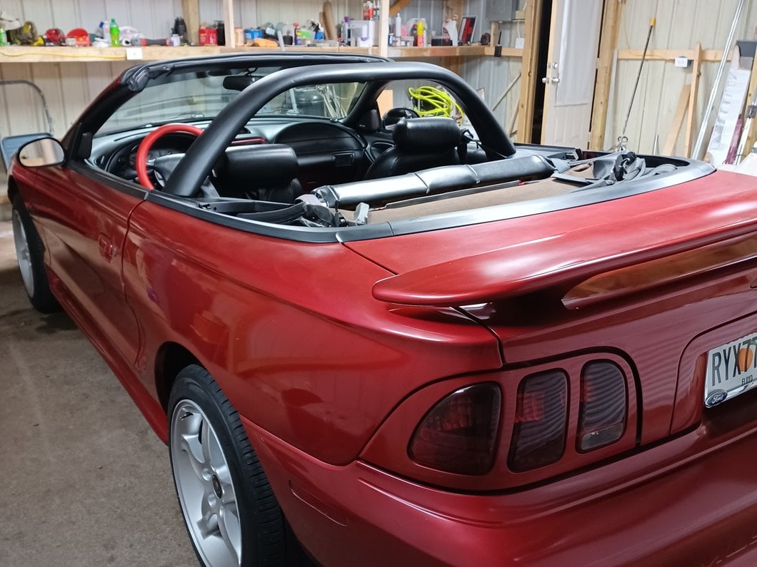 MMD Styling Bar; Charcoal (94-98 Mustang Convertible)