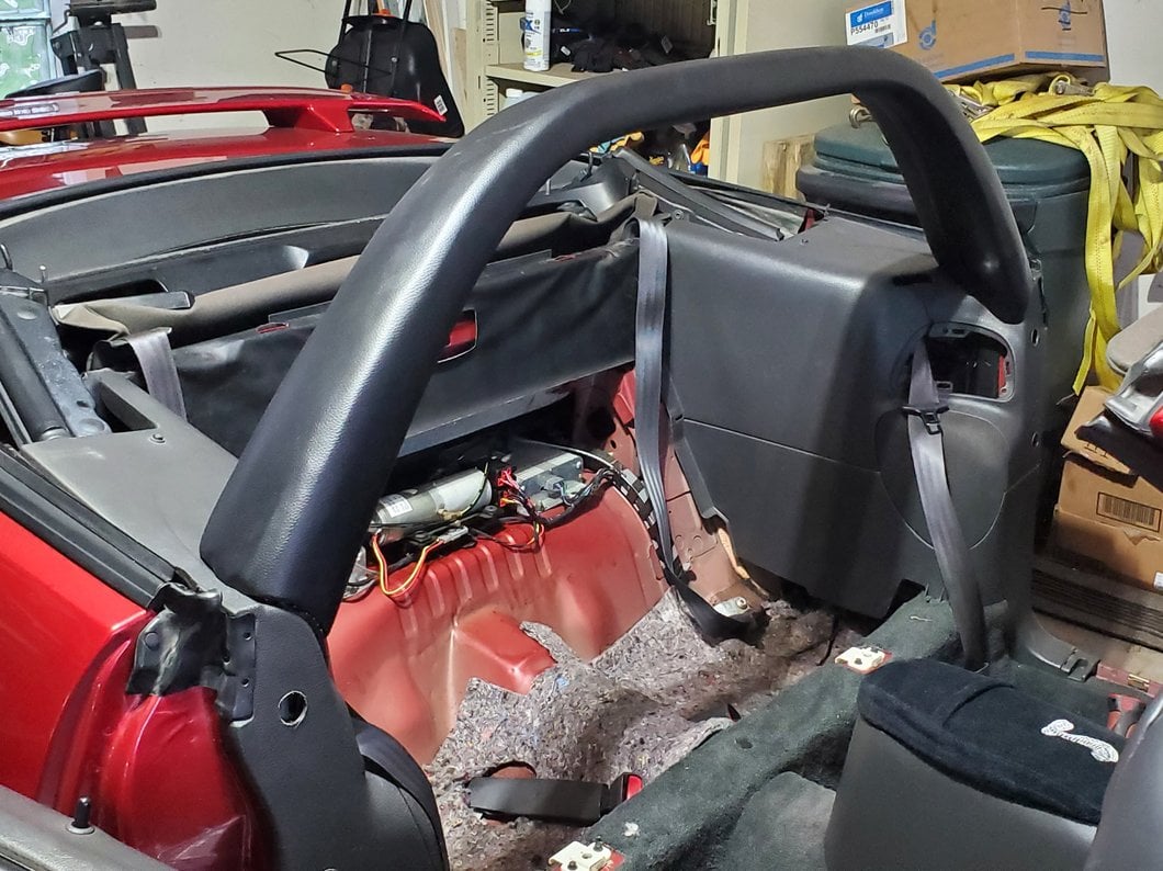 MMD Styling Bar; Charcoal (99-04 Mustang Convertible)